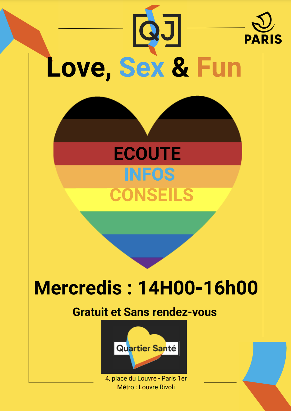 Flyer Accueil santé sexuelle QJ